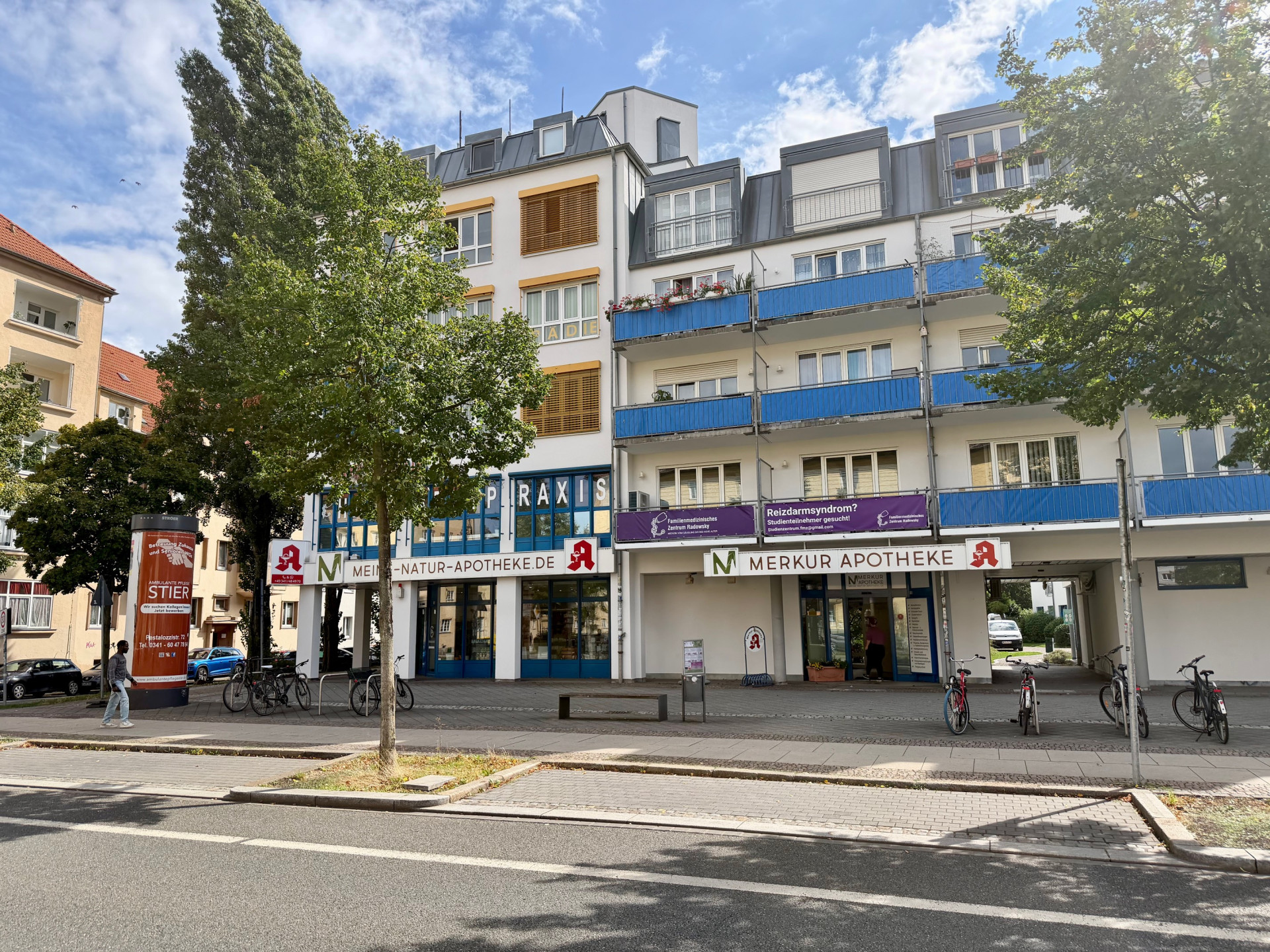 Außenansicht Privatpraxis Lützner Straße in Leipzig